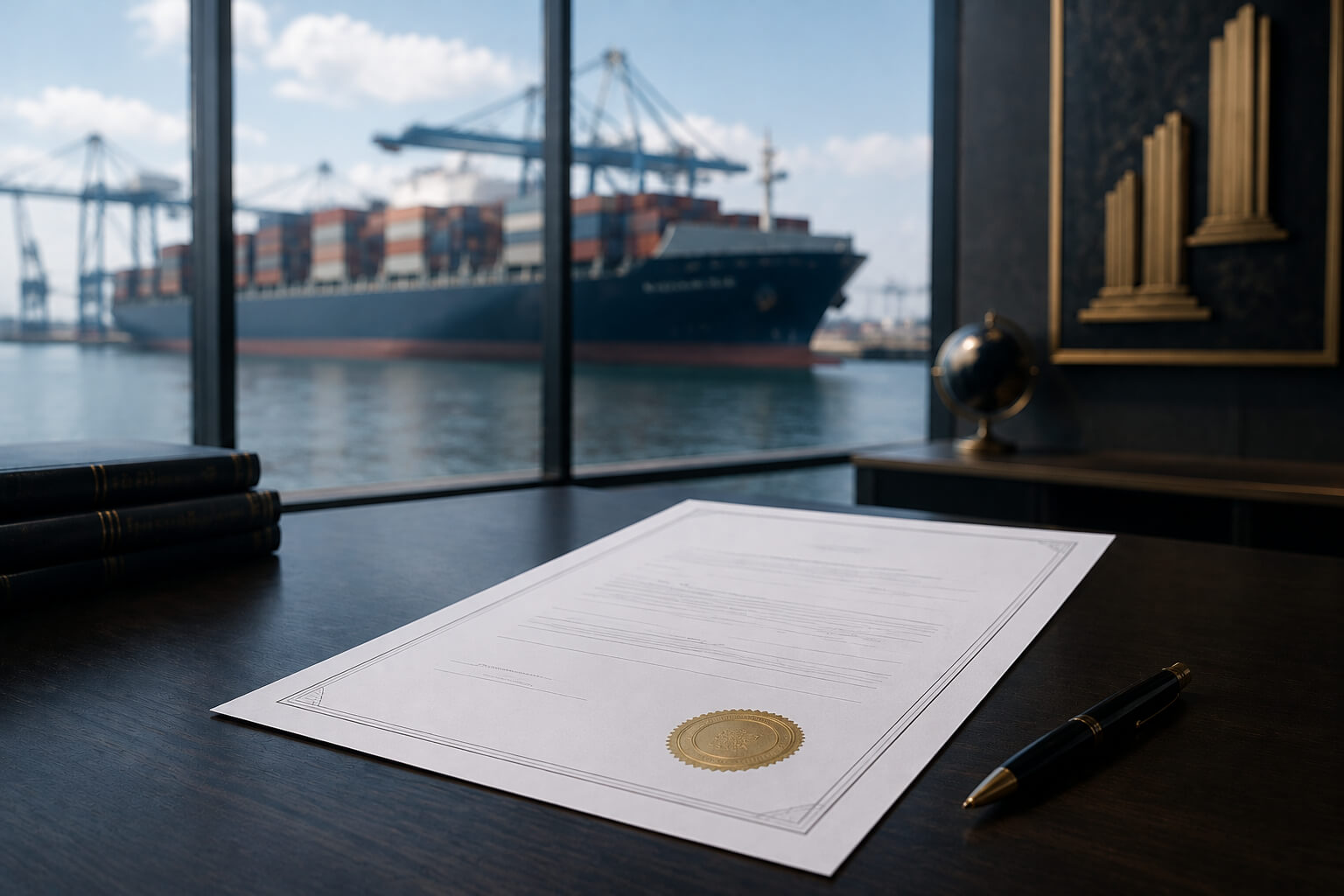 Standby Letter of Credit document representing financial security for international trade