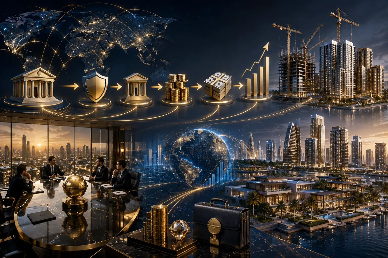 تمويل المشاريع العقارية عبر SBLC والضمان البنكي BG
