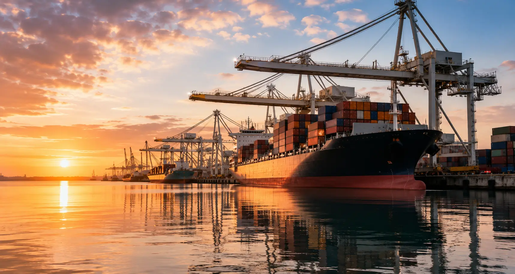 Global trade finance supporting international shipping and supply chain operations