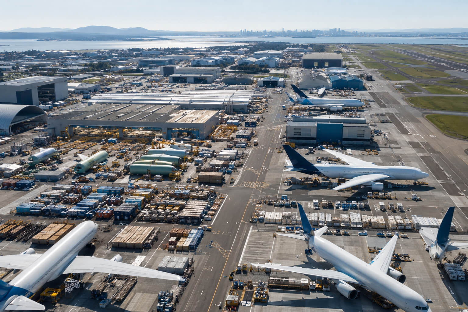 Global aerospace supply chain infrastructure supporting trade finance and supplier financing solutions