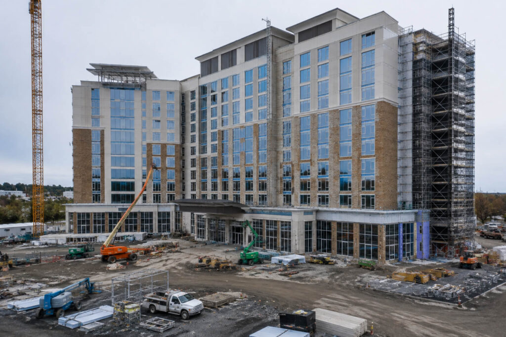 Hotel development nearing completion