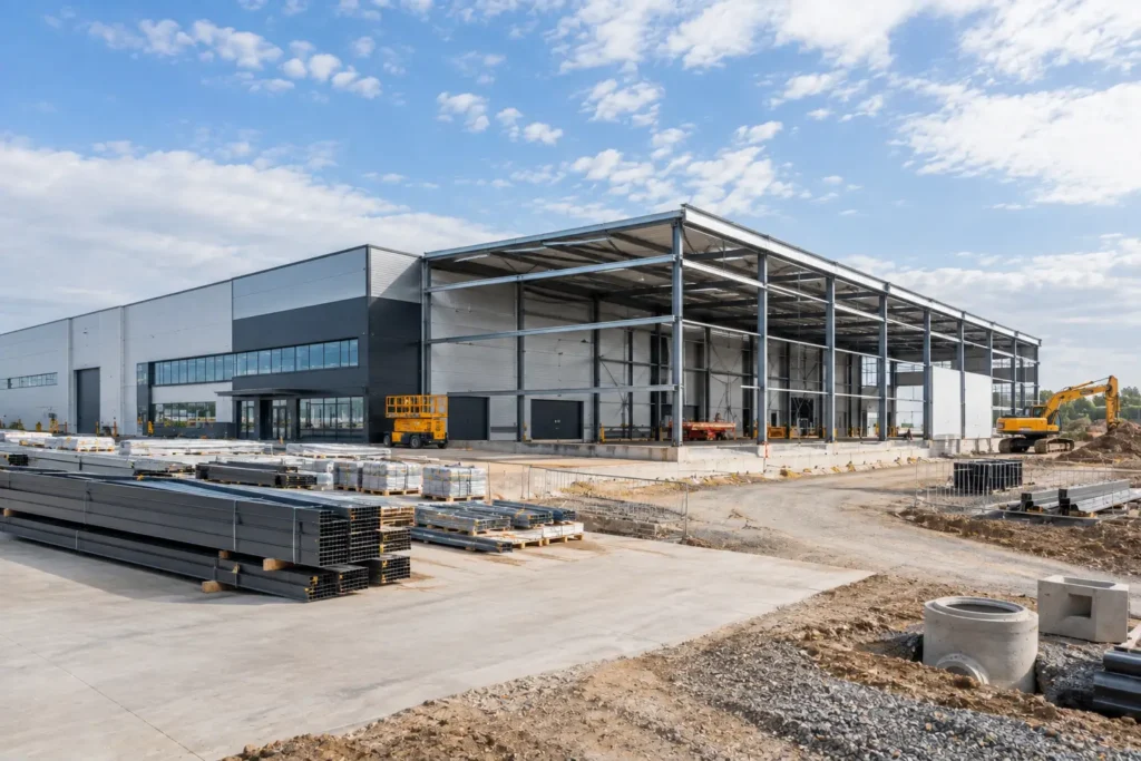 Commercial facility expansion project requiring financing