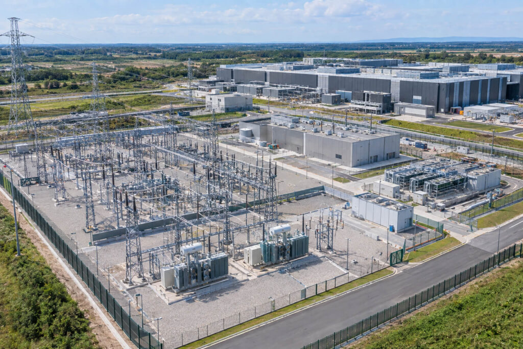 Electrical substation supporting data centre