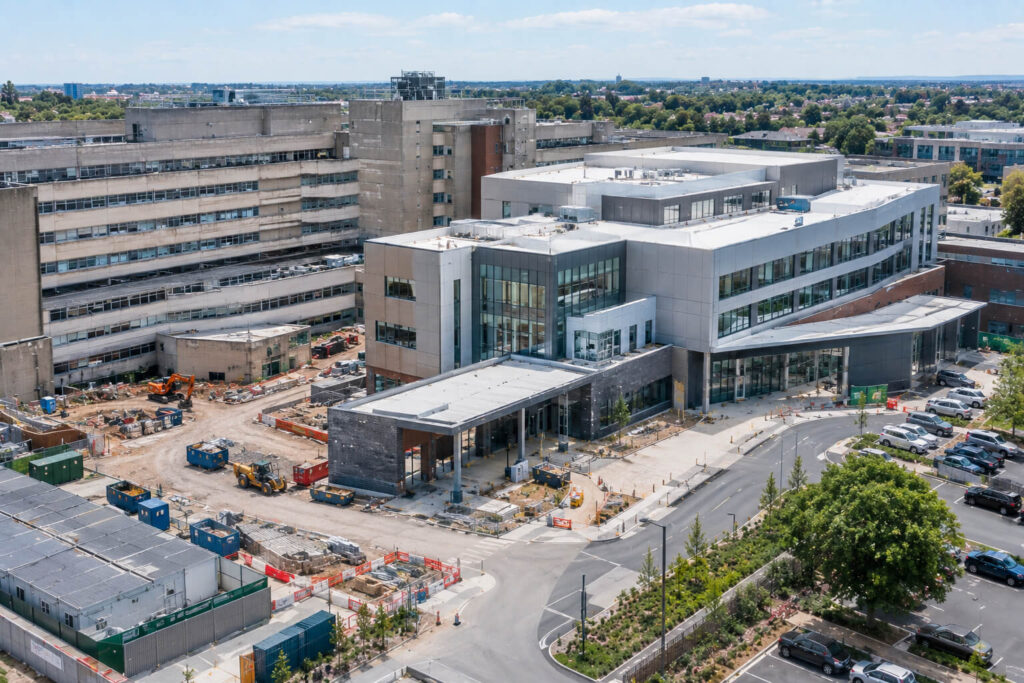 Healthcare facility undergoing redevelopment