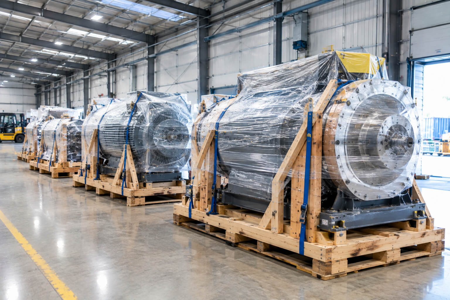 Managing FX Risk Without Losing Export Profit Margins 1 Industrial machinery prepared for overseas delivery