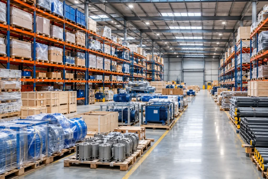 Commercial inventory prepared for an upcoming project