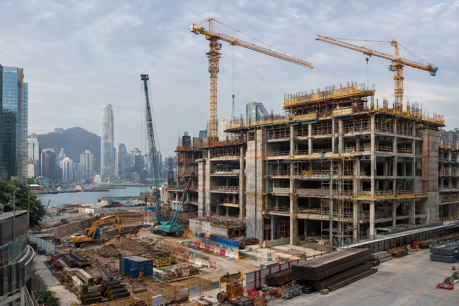 Commercial construction project requiring bank guarantee and upfront financing