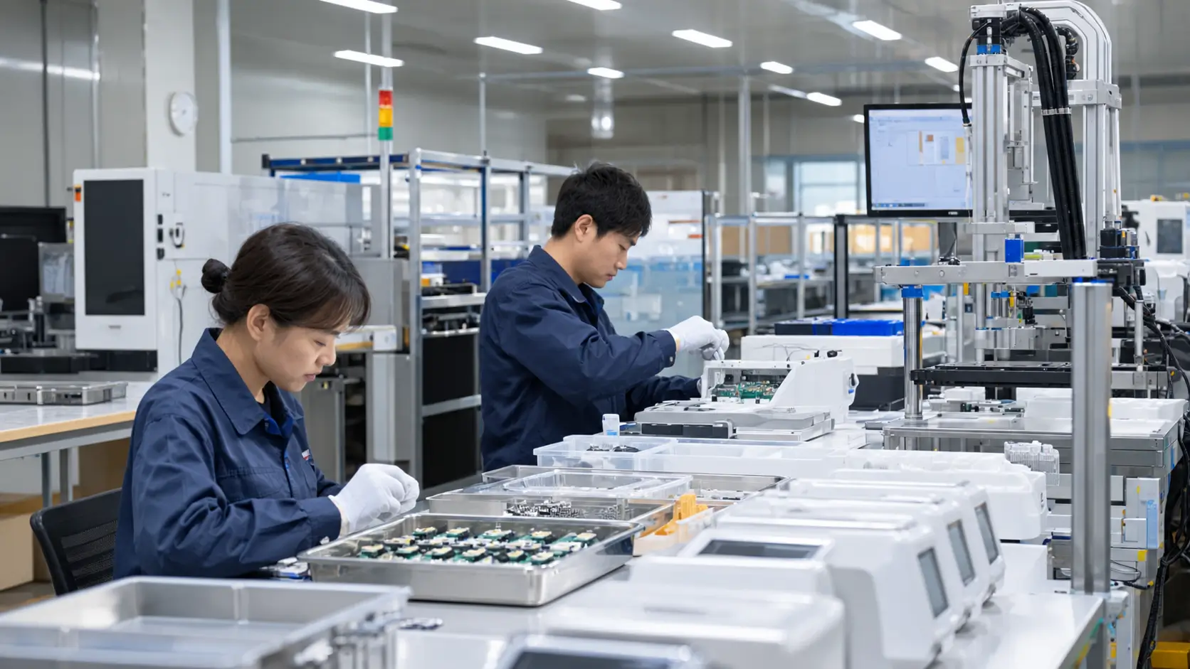 의료기기 제조시설의 정밀 생산장비